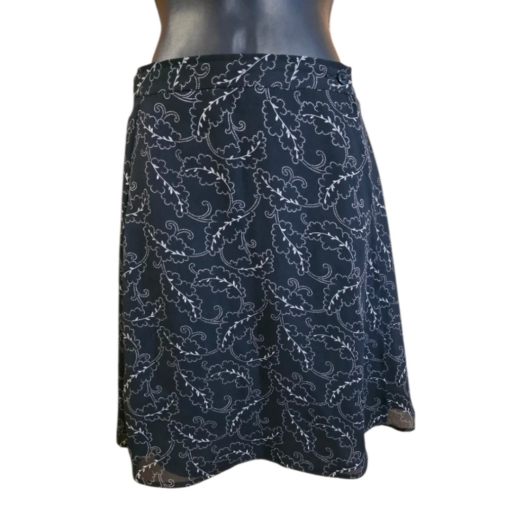 Banana Republic Elegant Black Skirt Size 10 Office Workwear Business Casual